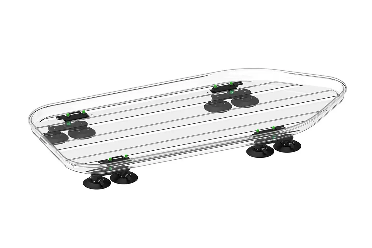 Tesla Vacuum Cup Quick Mount Roof Cargo Box Attachment Kit - Treefrog Rack 22 1