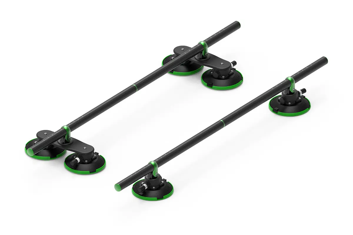 Tesla Vacuum Cup Quick Mount Black Foldable Round Monkey Crossbar Treefrog Pro Roof Rack 1