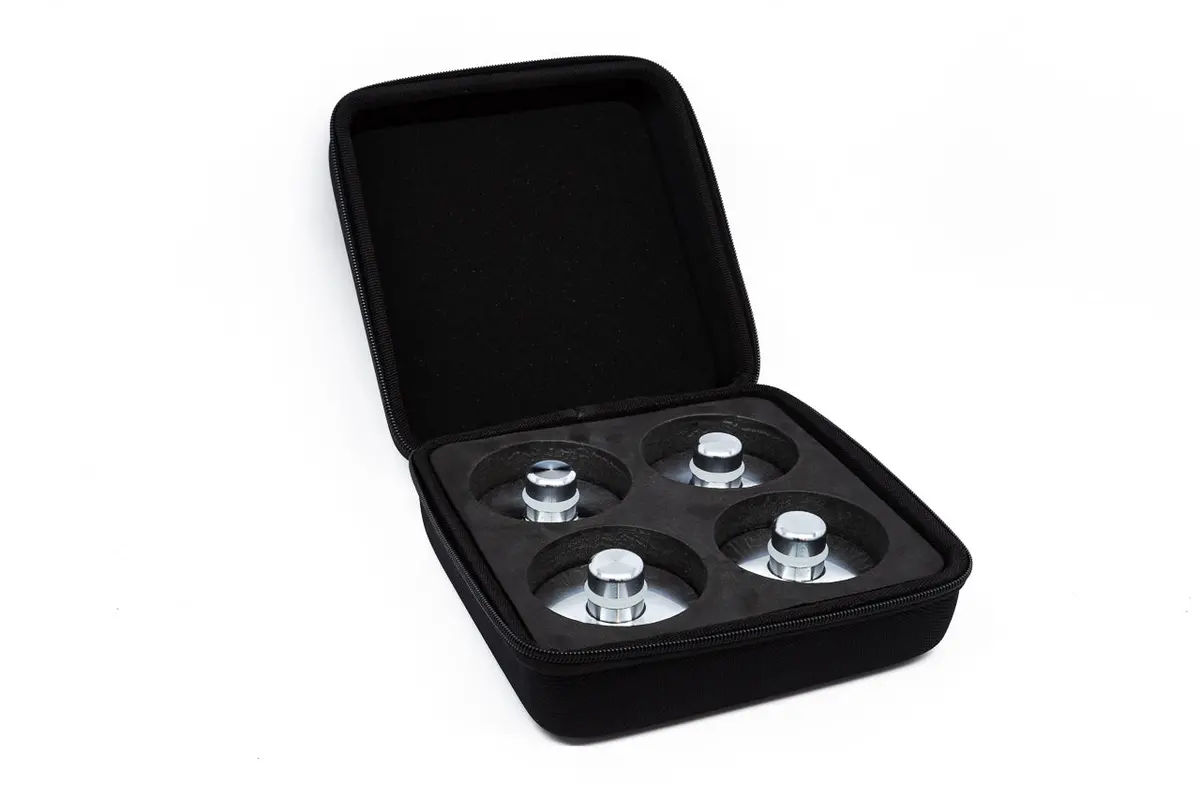 Ranger Series Billet Aluminum Tesla Lifting Jack Adapter Pad Pucks & Case 2