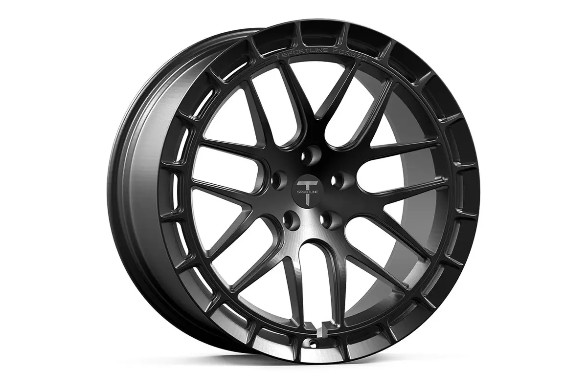 Tsw117a 21" Tesla Model S Plaid & Long Range Fully Forged Lightweight Tesla Wheel (Set Of 4) 1
