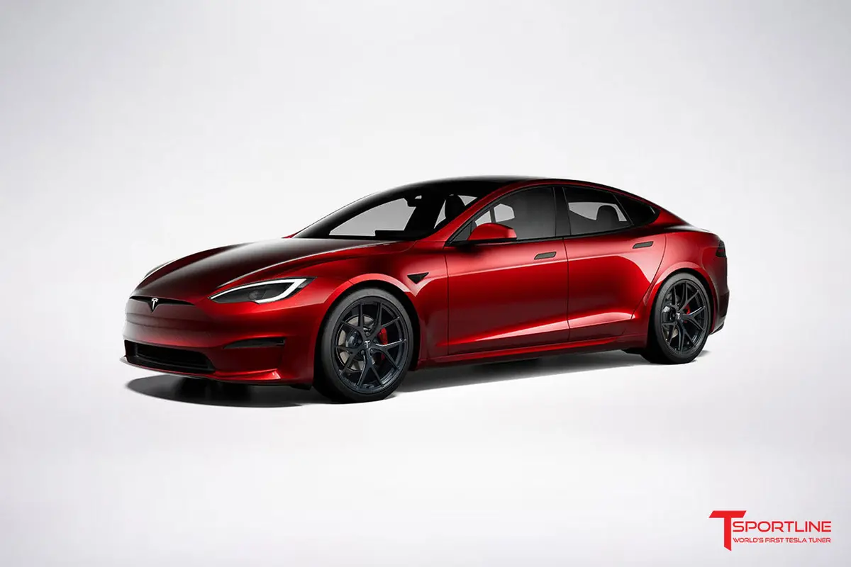 Txl115 21" Tesla Model S Plaid & Long Range Fully Forged Lightweight Tesla Wheel And Tire Package (Set Of 4) 38