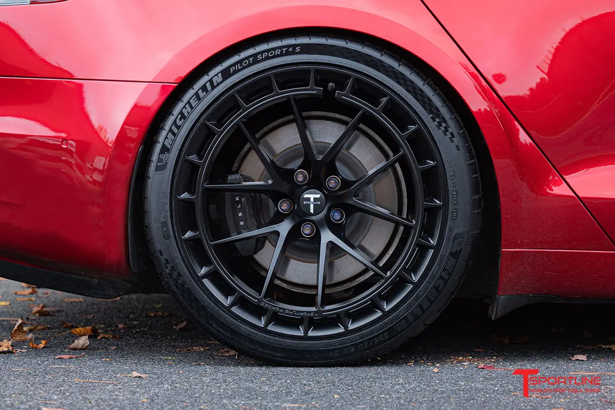 Tsw115a Superwide Aero 21" Tesla Model S Long Range & Plaid Wheel (Set Of 4) 7