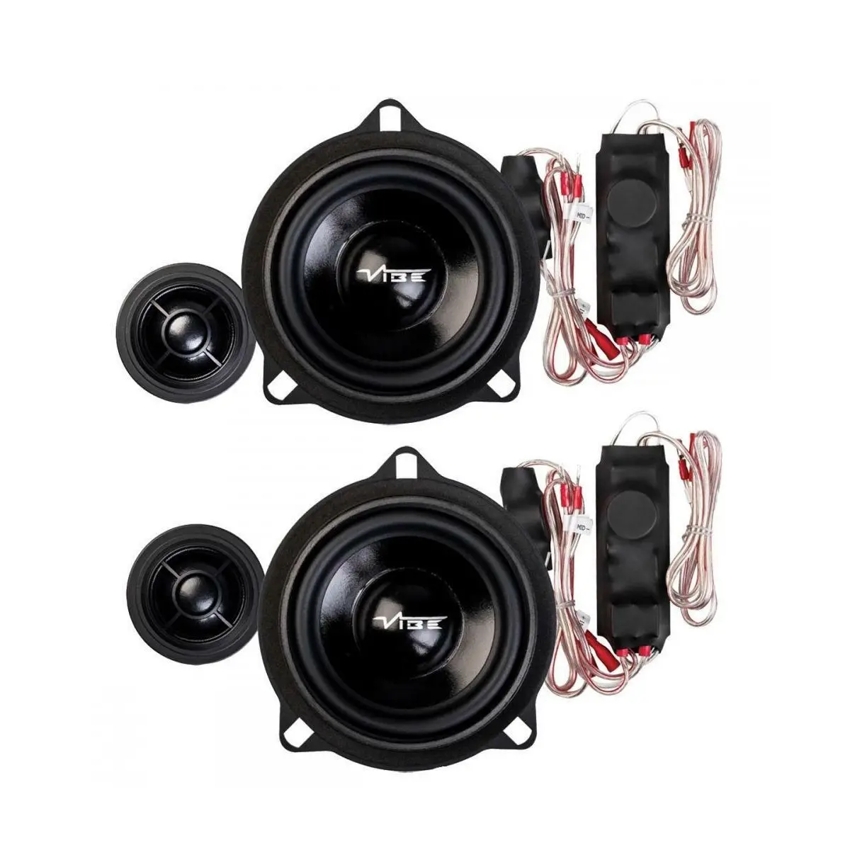 Vibe Optisound Bmw 4" Component Speaker Kit 1