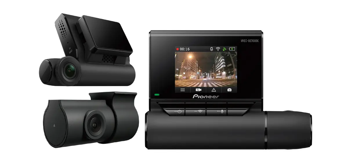Pioneer Vrec-Dz700dc 2-Channel Full 1080P Hd Dual Recording Dash Camera 1