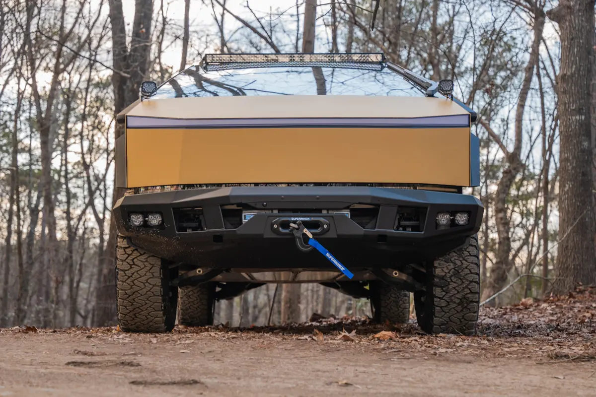 Tesla Cybertruck Ctx Extreme Duty Steel Front Bumper With Integrated High-Output Power 1