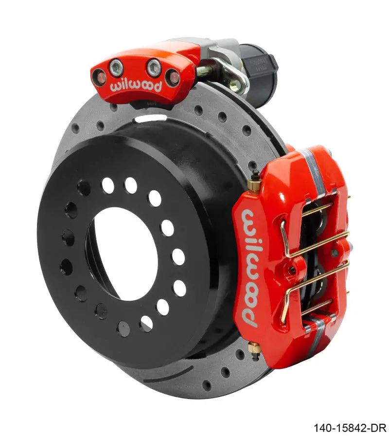 Wilwood 11-Inch Rear Epb/Fdp-Lp Big Brake Kit For Ford – Red Finish 1