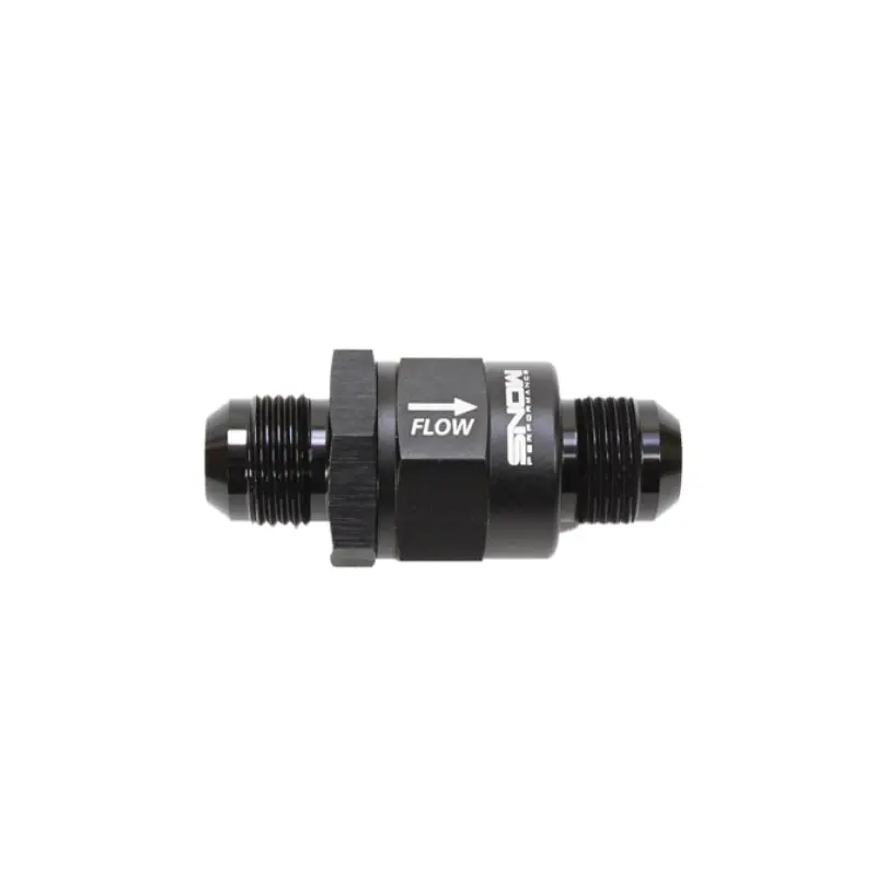 Snow Performance -8An Stainless Steel Check Valve – Compact, High-Flow Design For Boost And Fuel Systems 1