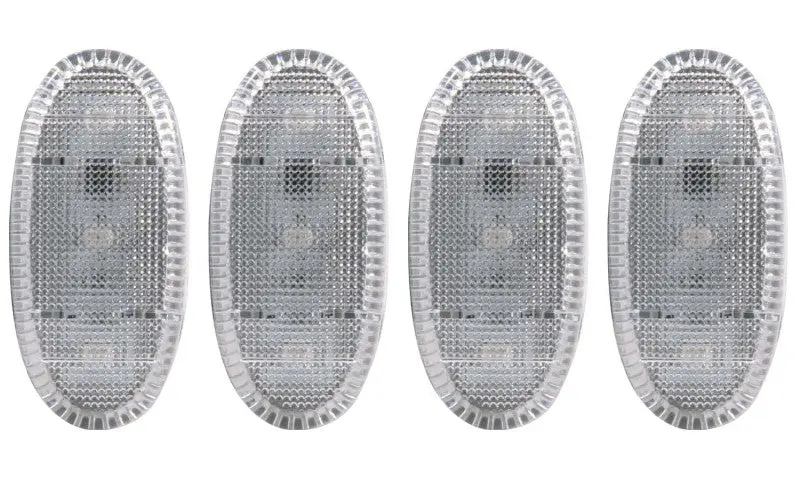 Anzo Led Fender Light Kit For 2011–2016 Ford F-350 – Clear Lens, 2 Amber + 2 Red Lights 1