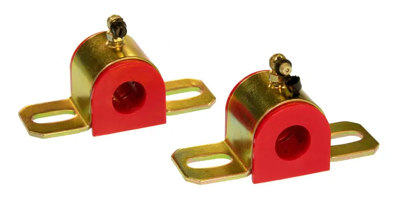 Prothane Universal Red Greasable 90° Sway Bar Bushings – 13/16" Id, Type B Bracket 1