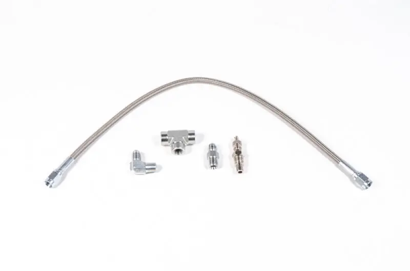 Radium Engineering Fuel Pressure Test Port Kit – Universal Inline Adapter With Gauge Fitting 1