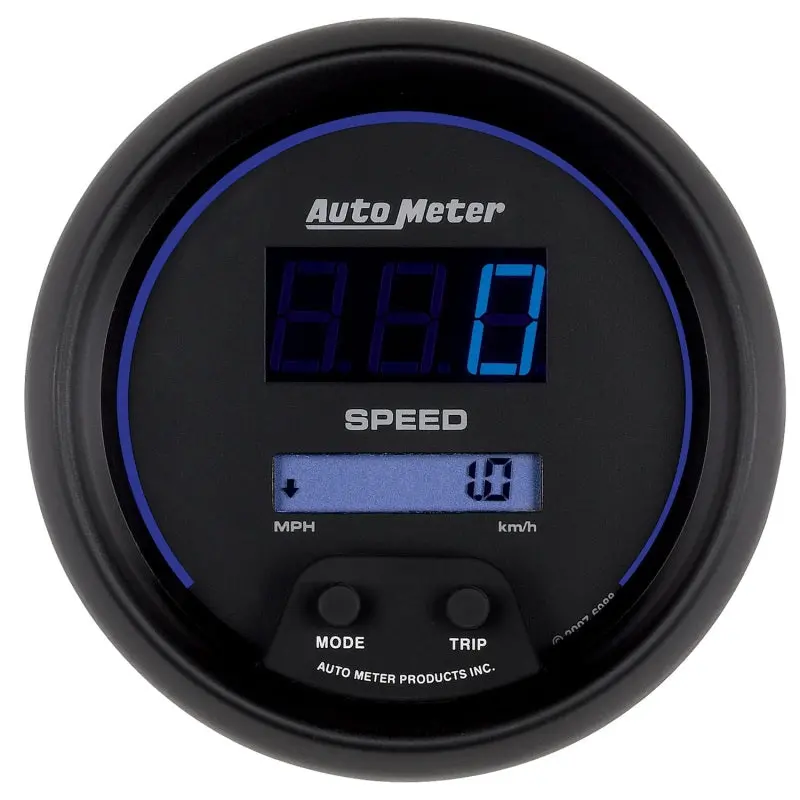 Autometer Cobalt Digital Speedometer – 85.7Mm (3-3/8") Black Face, Electric, Programmable 1