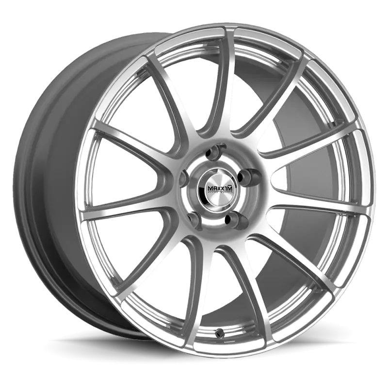 Maxxim Winner Alloy Wheel — 17X7", 10X110/115 Bolt Pattern, Et40 Offset, Full Silver 1