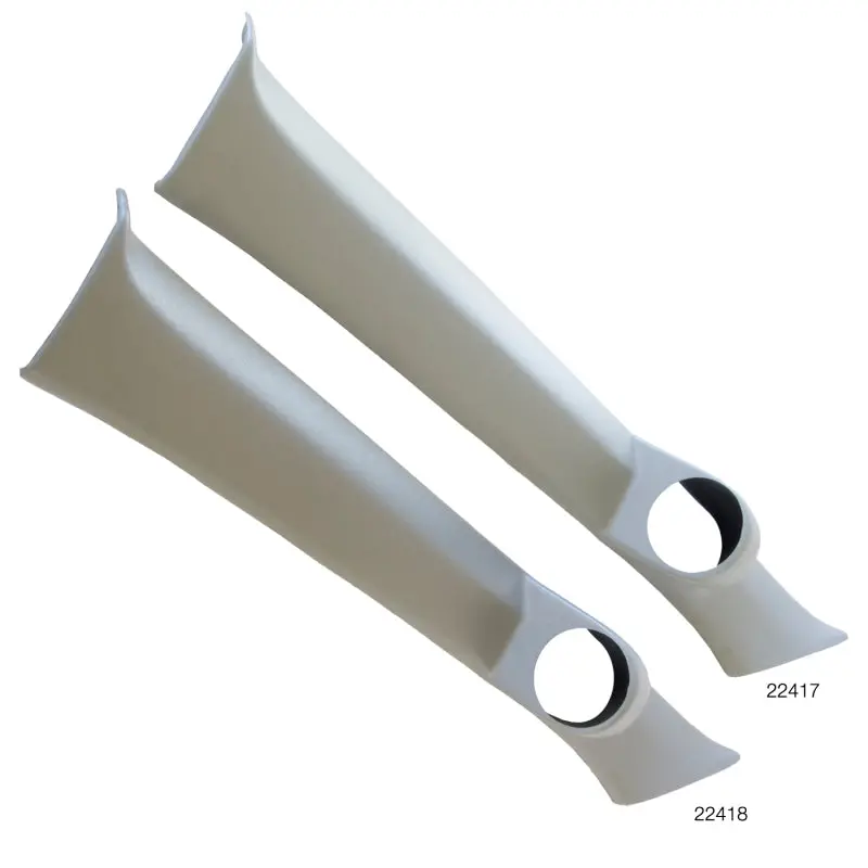 Autometer A-Pillar Gauge Mount For Honda Civic (2-Door, 1992–1995) – Single 2.625 In., Gray 1