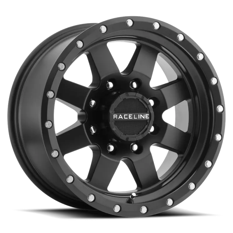 Raceline 935B Defender Matte Black Wheel – 15X10", 6X139.7, -50Mm Offset, 107.95Mm Hub Bore 1