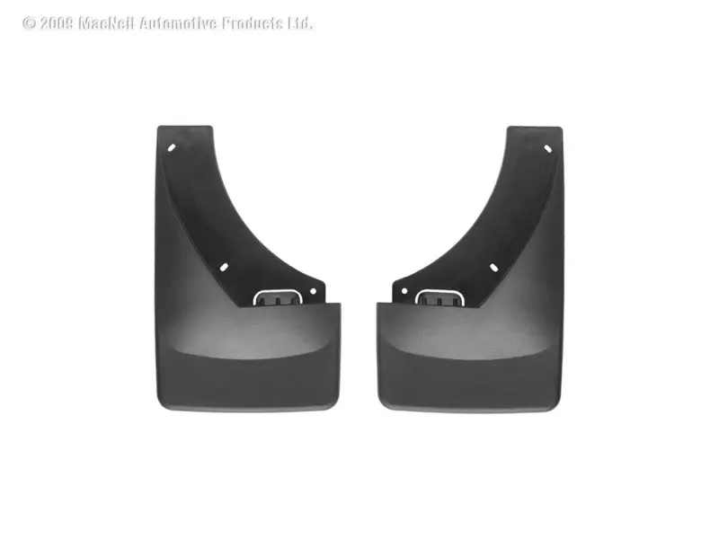 Weathertech No-Drill Mudflap Kit In Black For 2007–2013 Chevrolet Tahoe 1