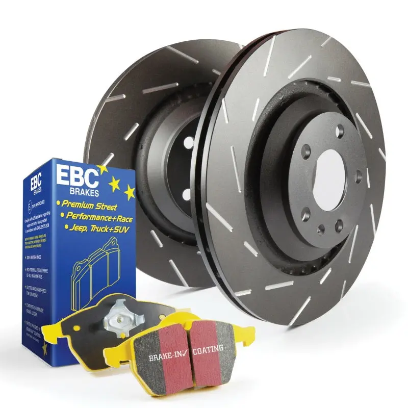 Ebc S9 Brake Kit – Yellowstuff Performance Pads Paired With Usr Drilled & Slotted Rotors 1