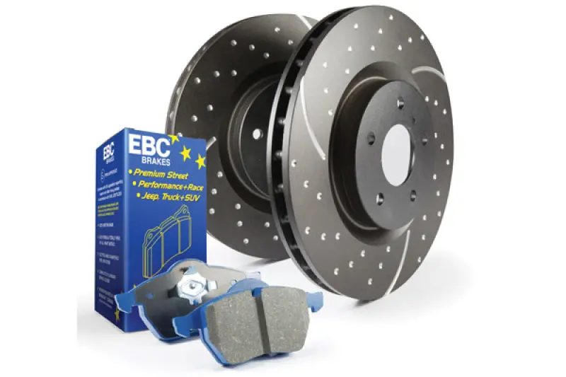 Ebc Bluestuff Brake Pad And Grooved Rotor Kit – S6 Series Performance Upgrade 1