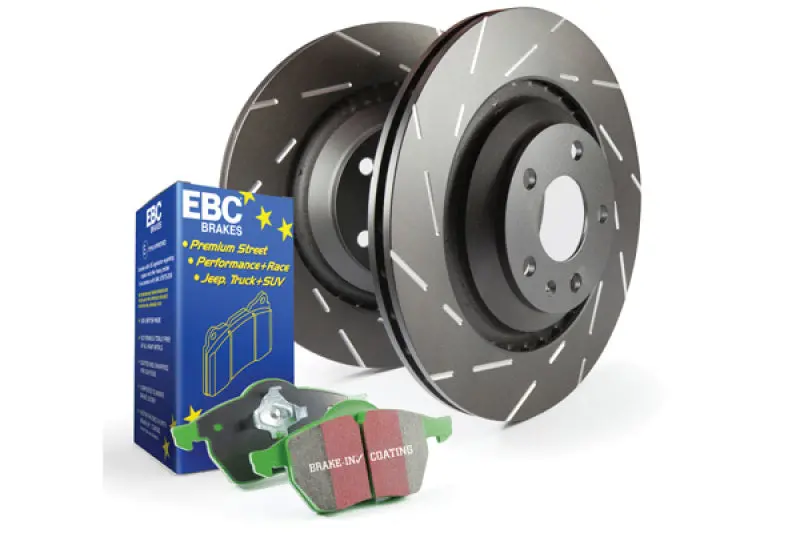 Ebc S2 Brake Kit – Greenstuff Pads & Usr Drilled & Slotted Rotors 1