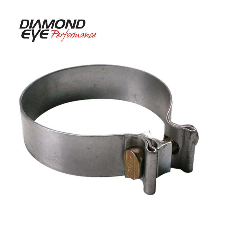 Diamond Eye Stainless Steel Clamp Band — 2-Inch Diameter, 409 Ss Construction With Metric Hardware 1