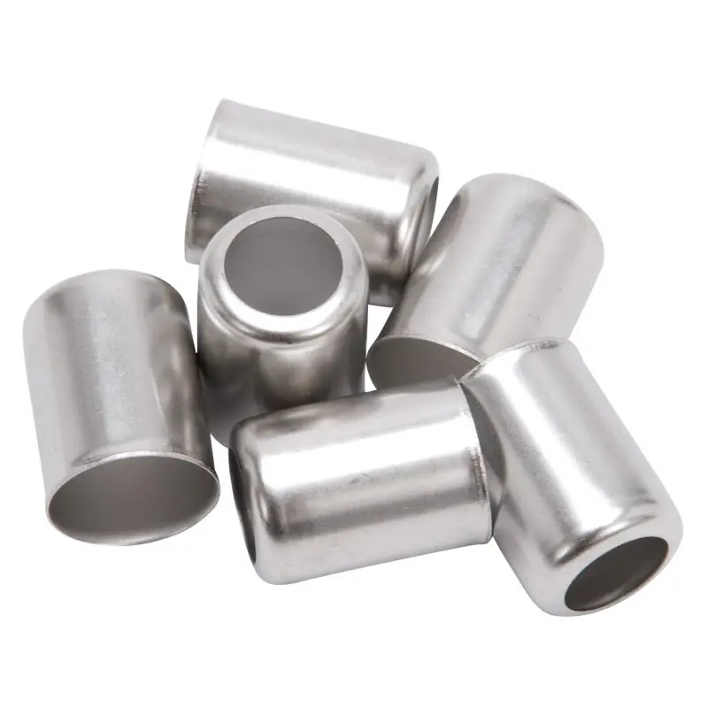 Russell Performance Stainless Steel -8 An Crimp Collars (0.700" Od), Pack Of 6 1