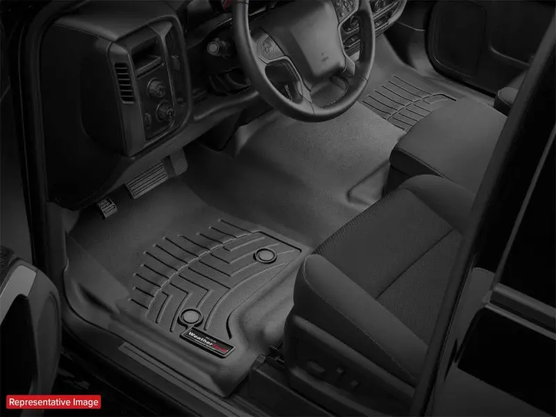 Weathertech Front Floor Liners For 2021–2026 Lincoln Corsair — Custom Fit, Black 1