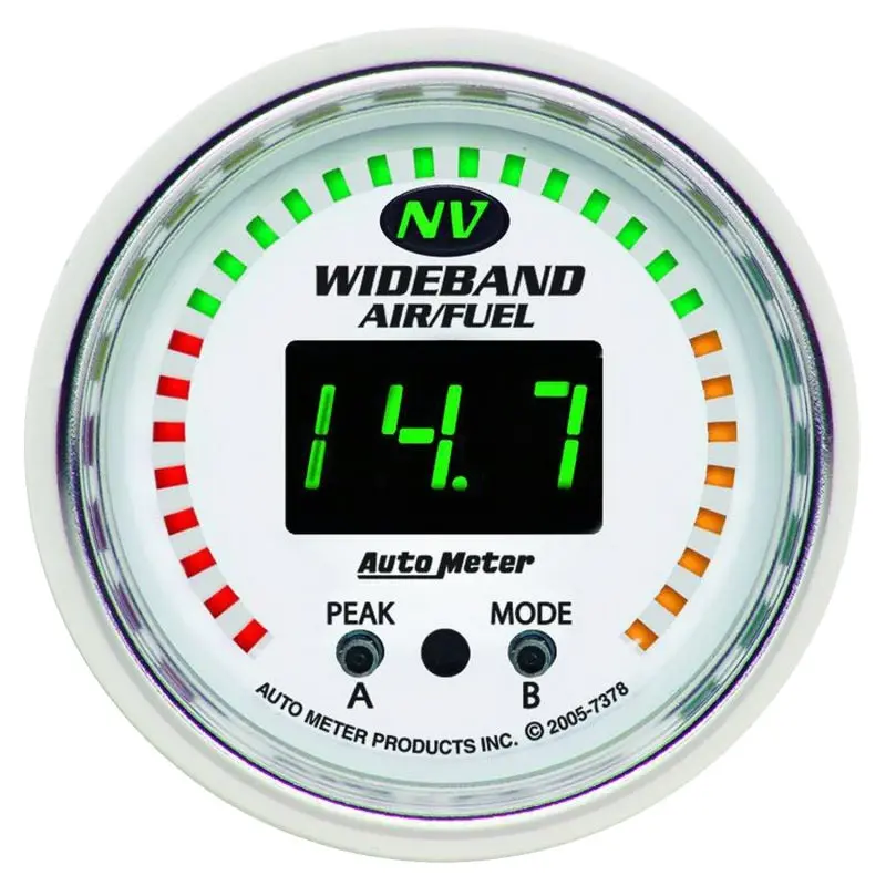 Autometer Nv Series 52Mm Wideband Air/Fuel Ratio Gauge – Digital Display 1