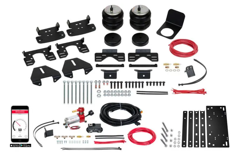 Firestone Ride-Rite Wireless Air Helper Spring Kit – All-In-One System For 2017–2023 Ford F-250/F-350/F-450 4Wd (Model W217602890) 1