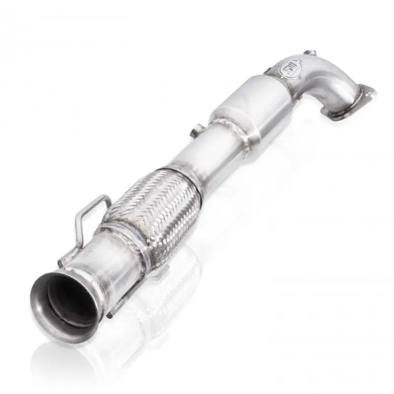 Stainless Works High-Flow Catted Downpipe For 2016–2018 Ford Focus Rs – 3" Diameter, Oem-Compatible 1