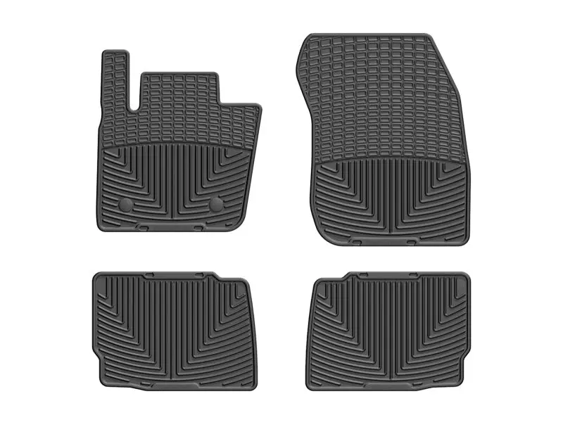 Wt Rubber Front Floor Mats – Black 1