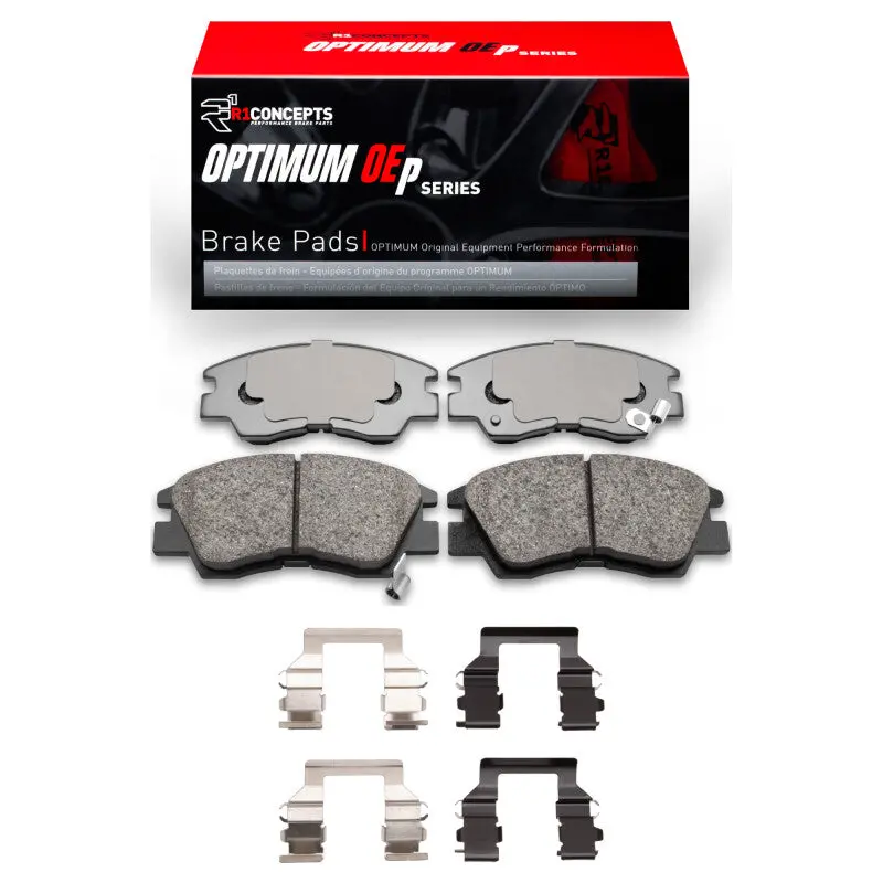 R1 1986-2008 Dodge Van 1000 (Mexico) Front R1 Optimum Oe Pads & Hardware Kit 1