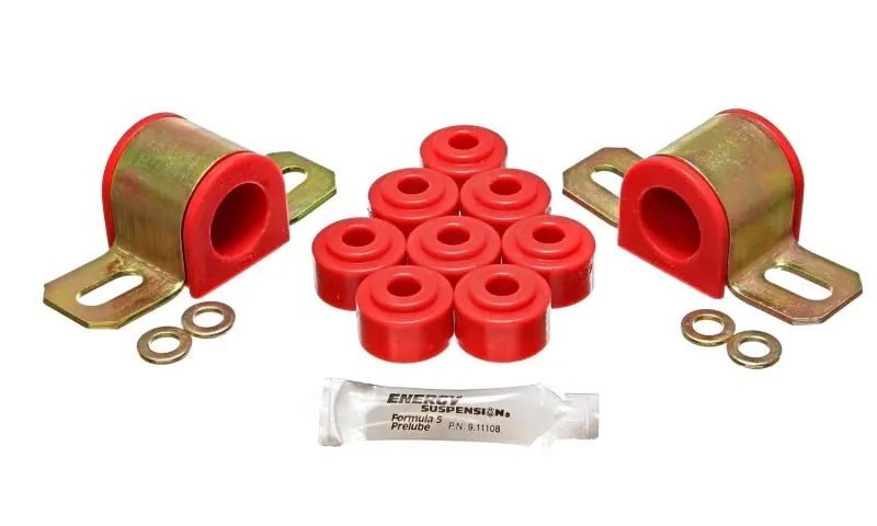 Energy Suspension Rear Sway Bar Bushing Kit – Red Polyurethane For Dual-Rear-Wheel Gm Trucks 1