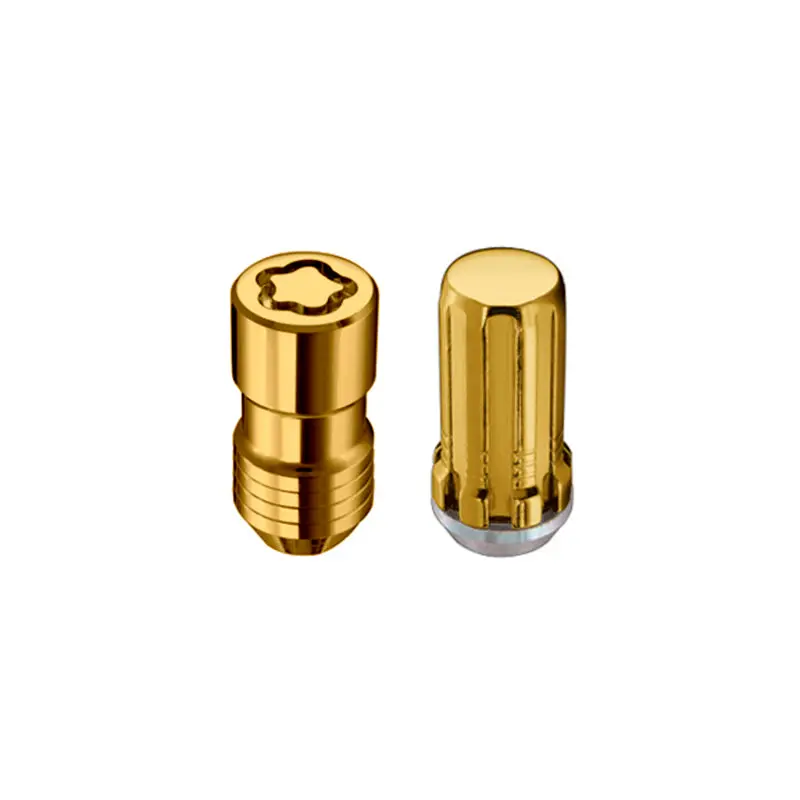 Mcgard Gold Spline Drive Wheel Lock Kit – 6-Lug, M14X1.5 Thread, Cone Seat, Includes Installation Tool 1