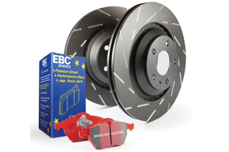 Ebc Redstuff Brake Pad And Usr Slotted Rotor Kit – S4 Series High-Performance Package 1