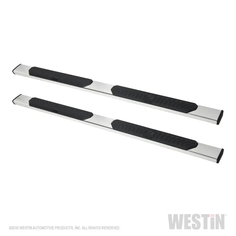 Westin R5 Stainless Steel Nerf Step Bars For 2019 Chevrolet Silverado/Sierra 1500 Crew Cab 1