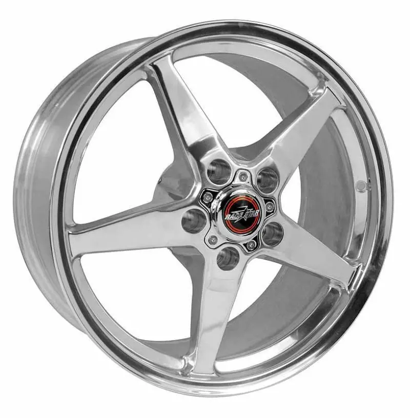 Race Star Drag Star 15×8 Wheel – 5×4.75 Bolt Circle, 4" Backspace, Polished Finish 1
