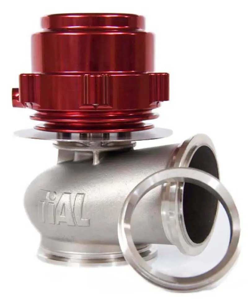 Tial Sport V60 Wastegate – 60Mm, 0.967 Bar (14.03 Psi), Includes Clamps, Red Finish 1