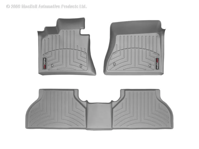 Weathertech Front Floor Liner — Universal Fit, Premium Grey Trim-Compatible Design 1