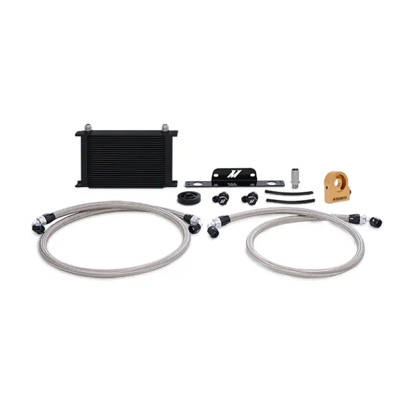 Mishimoto Thermostatic Oil Cooler Kit For 2010–2015 Chevrolet Camaro Ss – Black Anodized 1