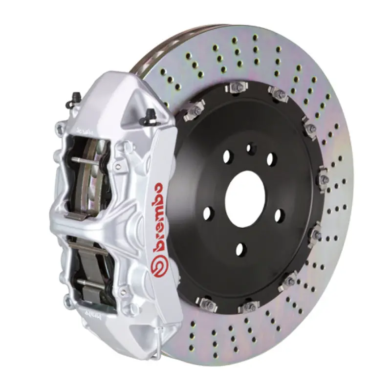 Brembo Gt Big Brake Kit For 2003–2016 Phantom Sedan/Coupe – Front, 6-Piston Calipers, Drilled 405×34Mm Rotors 1