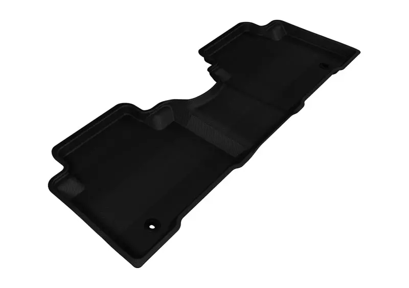 3D Maxpider Custom Fit Floor Mats – Second Row, Black, For 2013–2018 Hyundai Santa Fe Sport Kagu 1