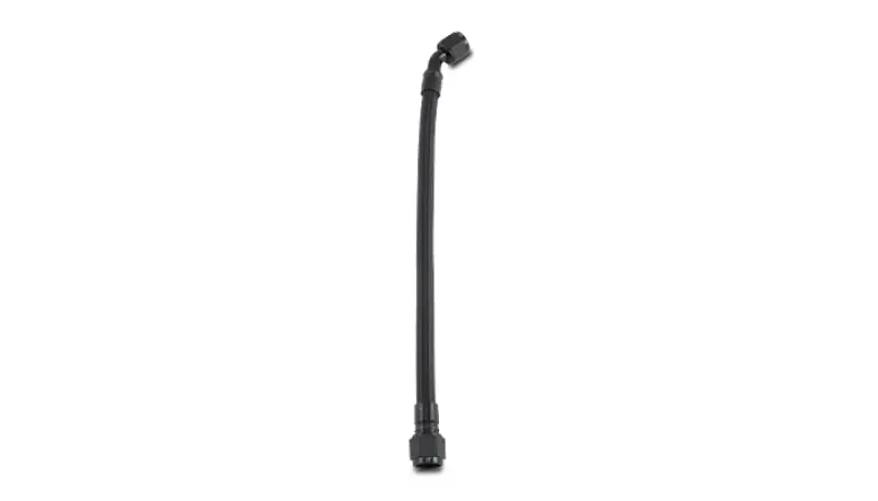 Vibrant 12-Inch Ptfe Braided Hose Assembly With 6An Female Fittings (Straight & 45° Options) 1
