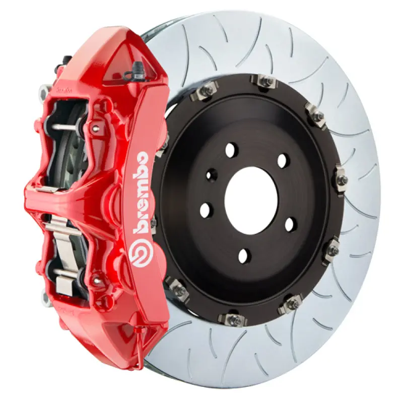Brembo Gt Big Brake Kit – Front, 6-Piston Calipers, 405X34Mm Two-Piece Slotted Rotors For 2008–2014 Mercedes-Amg C63 (Excluding Black Series) 1