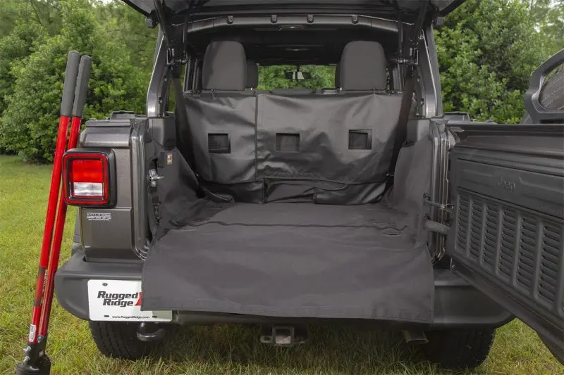 Rugged Ridge C3 Cargo Cover For 2018–2022 Jeep Wrangler Jl Four-Door (Excludes 4Xe Hybrid Models) 1