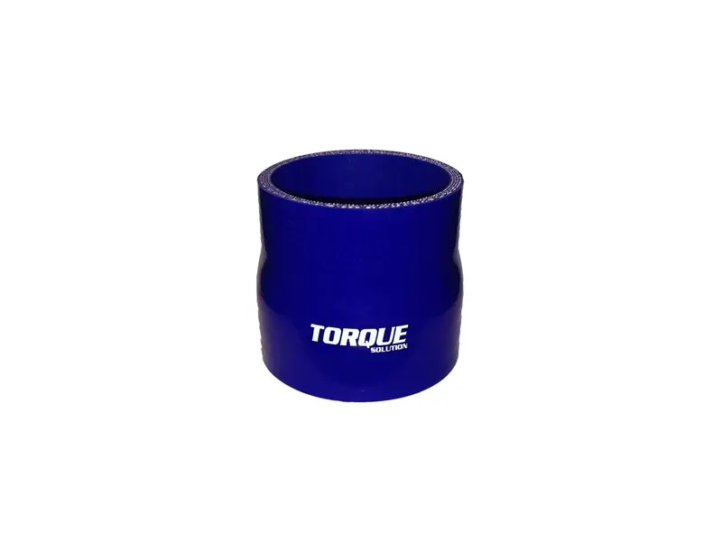 Torque Solution Universal Blue Silicone Transition Coupler: 2.75" To 3" 1