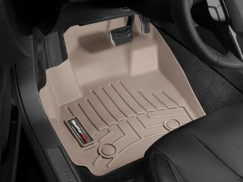 Weathertech Rear Floorliner – Tan Color Fitment 1