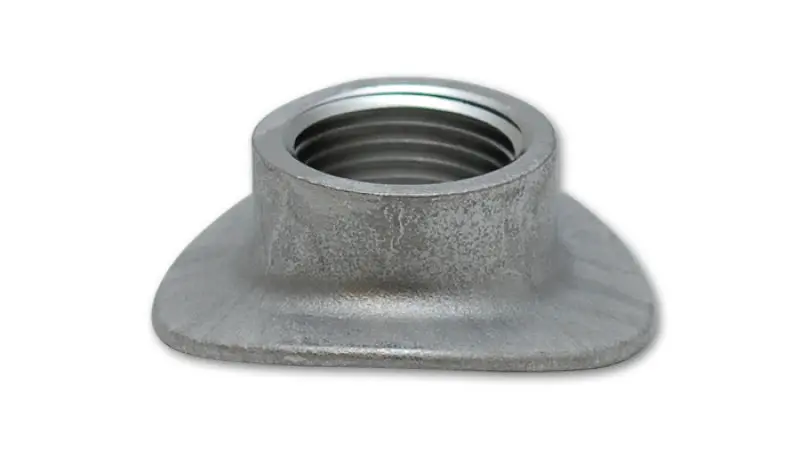 Vibrant T304 Stainless Steel Oxygen Sensor Weld Bung – M18×1.5 Thread, Saddle Style, Retail Pack 1