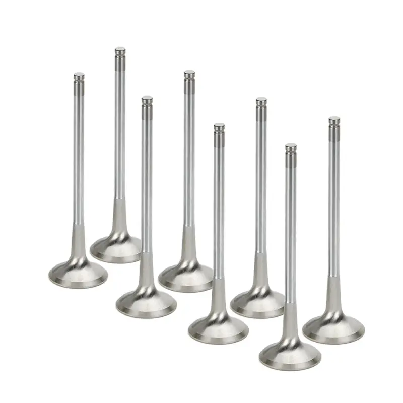 Supertech Inconel Exhaust Valve Set – Chrome-Finished, 30X5.96X108.65Mm, Tapered Stem For Honda K20 Engines (8-Pack) 1