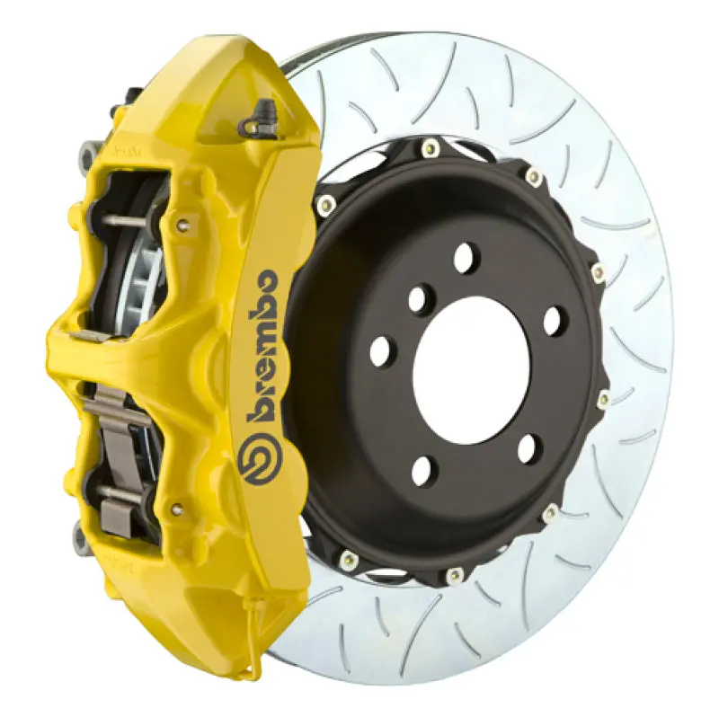 Brembo Gt Big Brake Kit – Front 6-Piston Calipers + 355X32Mm Two-Piece Slotted Rotors For 2012–2014 Mercedes-Benz Cls350 1