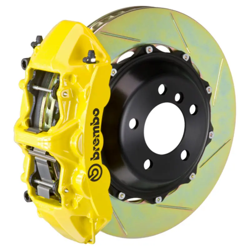 Brembo Gt Big Brake Kit – Front, 6-Piston Calipers & Slotted 380X32Mm Two-Piece Rotors For 2017–2021 Honda Civic Type R 1
