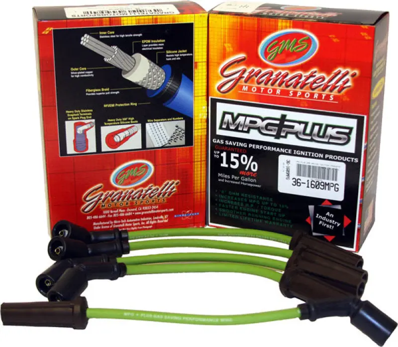 Granatelli Mpg Plus Ignition Wires For 1972–1979 Vw Beetle 4-Cylinder 1